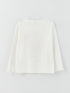 LC Waikiki Crew Neck Printed Long Sleeve Girl T-shirt
